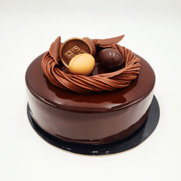 L'Entremet du moment: Mascarpone vanille, Noisette, Chocolat et Caramel